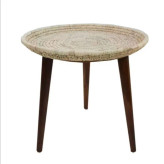 میز عسلی حصیری