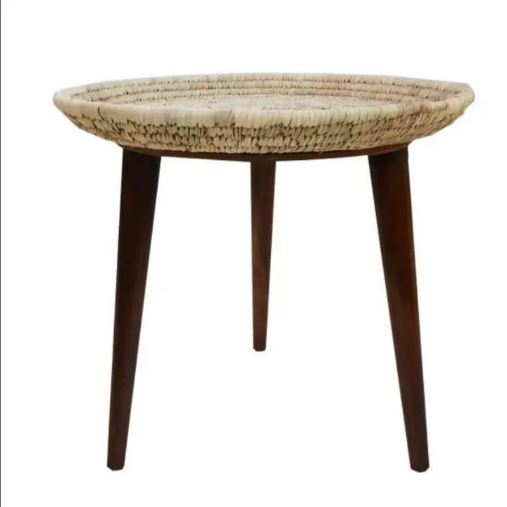 میز عسلی حصیری