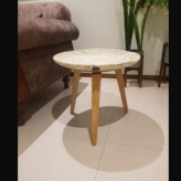 میز عسلی حصیری