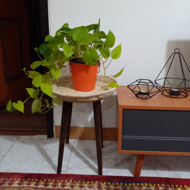 میز عسلی حصیری