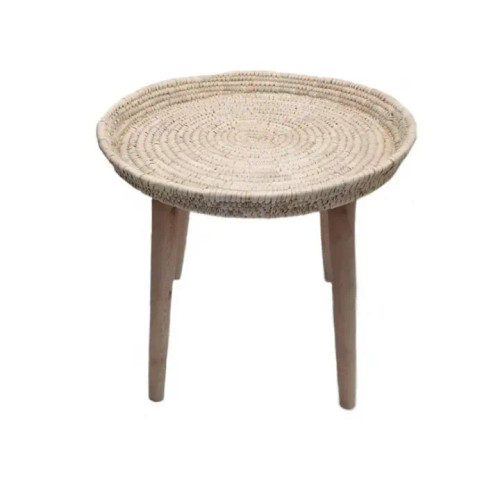 میز عسلی حصیری