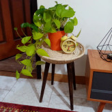 میز عسلی حصیری